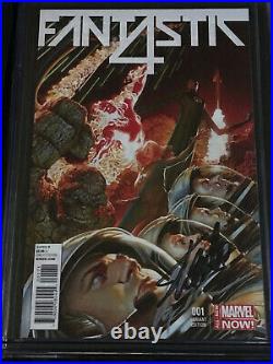 2014 Fantastic Four #1 Ross Variant Cover CGC 9.8 Alex Ross & Stan Lee SIGNED