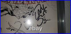 2x Signed Amazing Spiderman 1 CGC SS 9.8 (2014) Stan Lee +1 Opena Sketch Cover