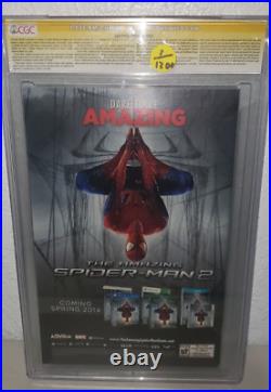 2x Signed Amazing Spiderman 1 CGC SS 9.8 (2014) Stan Lee +1 Opena Sketch Cover