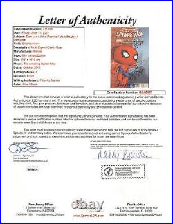 (4) Stan Lee, Romita, Bagley & Slott Signed Amazing Spider-Man 016 Var Comic JSA