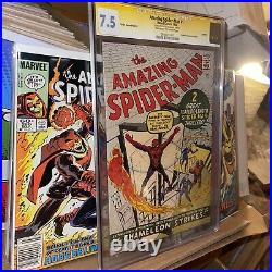 AMAZING SPIDER-MAN #1 CGC SS 7.5 SIGNED STAN LEE GOLDEN RECORD VARIANT Marvel