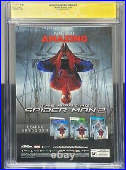 AMAZING SPIDER-MAN #1 signed STAN LEE & SKOTTIE YOUNG RARE VARIANT CGC 9.0 SS NM