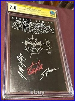 AMAZING SPIDER-MAN #36 4x SIGNED & SKETCHED CGC SS STAN LEE ROMITA +More? 9/11
