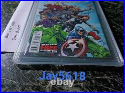 AVENGERS ASSEMBLE 1 CGC 9.8 SS x2 LEE, MARVEL BLACK WIDOW ULTRA RARE, MINT