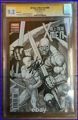 All New X-Men #22. Now 1100 Dale Keown Sketch Variant CGC SS 9.2 Signed Stan Lee