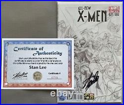 All New X-Men #27 7/14 Alex Ross Sketch Variant Signed by Stan Lee with COA