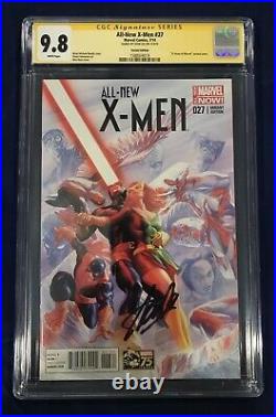 All-New X-Men #27 Ross 75 Years Color Variant CGC 9.8 Signed-Stan Lee on 11/4/18
