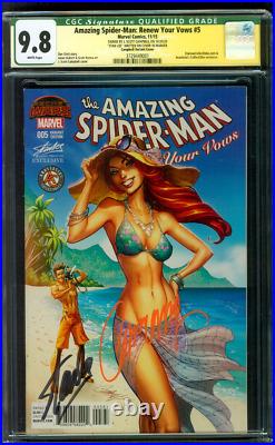 Amazing SPIDER MAN 5 CGC 2XSS 9.8 Stan Lee Campbell Mary Jane Variant 11/15