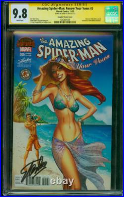 Amazing SPIDER MAN 5 CGC SS 9.8 Stan Lee Auto Campbell Mary Jane Variant 11/15