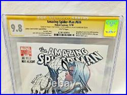 Amazing SPIDER-MAN? #606 CGC 9.8 B&W LBCC Exclusive? SIGNED STAN LEE Campbell