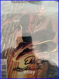Amazing Spider-Man #1 (2014) CGC 9.8 Signed by STAN LEE, NEAL ADAMS & DAN SLOTT
