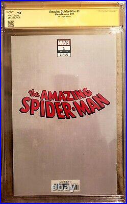 Amazing Spider-Man #1 (2022) Artgerm 1200 Virgin CGC SS 9.8 Signed Stanley Lau