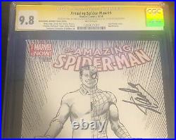 Amazing Spider-Man #1 CGC 3X STAN LEE SS Signed Romita Scott Jesse James Variant