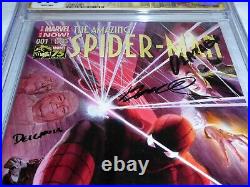 Amazing Spider-Man #1 CGC SS Signature Autograph STAN LEE ROSS Variant 175 FDI