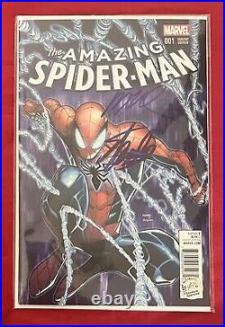 Amazing Spider-Man #1 Humberto Ramos Variant Signed by Stan Lee with COA & Ramos