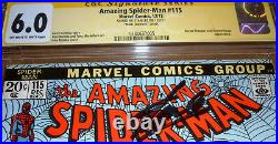Amazing Spider-Man #115 CGC SS SIGNED Stan Lee Marvel Mark Jeweler Variant