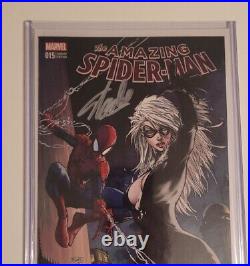 Amazing Spider-Man #15 Signed Stan Lee Aspen Comics Variant By Michael Turner