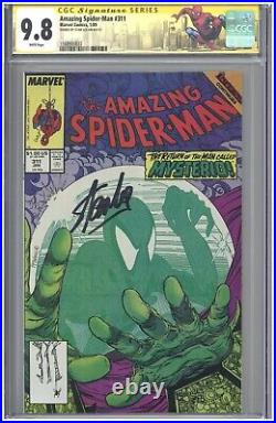 Amazing Spider-Man #311 CGC 9.8 SS Signed Stan Lee 1988 Todd McFarlane Mysterio