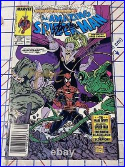 Amazing Spider-Man #319 Signed 3X By Stan Lee, McFarlane, Salicrup Newsstand