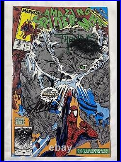 Amazing Spider-Man #328 Signed By Stan Lee & Todd McFarlane Hulk Venom Carnage