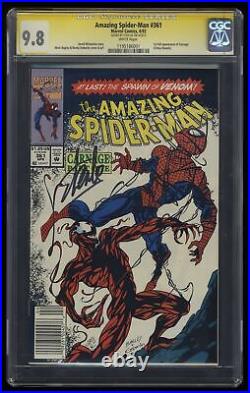 Amazing Spider-Man #361 CGC NM/M 9.8 Signed SS Stan Lee Newsstand Variant