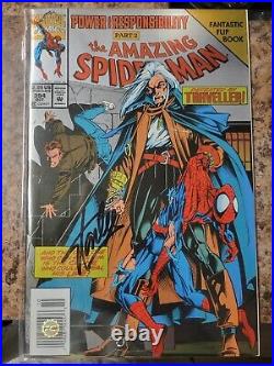 Amazing Spider-Man #394 (1994) Signed By Stan Lee Foil Cover Flip Book