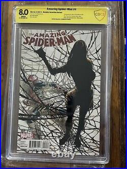 Amazing Spider-Man #4 1st Appearance of Silk CBCS 8.0 Signed By Humberto Ramos