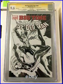 Amazing Spider-Man 648 1100 Sketch Variant CGC 9.6 NM+ Signed Campbell Stan Lee