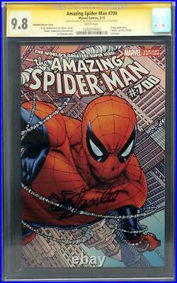 Amazing Spider-Man #700 CGC 9.8 SS Queseda var Signed STAN LEE on 91st Birthday