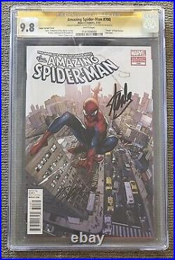 Amazing Spider-Man 700 CGC 9.8 Signed by Lee & Ramos, Coipel Variant