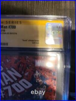 Amazing Spider-Man #700 CGC SS 9.4 Signed Stan Lee & Romita
