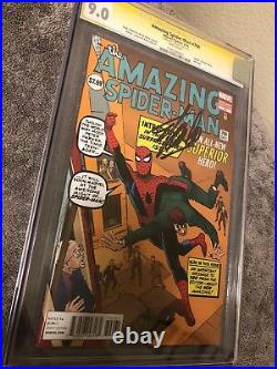 Amazing Spider-Man #700 Mr. Ditko Variant CGC 9.0 VF/NM SS Signed Stan Lee