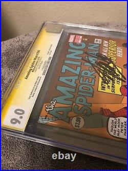 Amazing Spider-Man #700 Mr. Ditko Variant CGC 9.0 VF/NM SS Signed Stan Lee