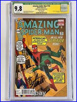 Amazing Spider-Man #700 Signed by R Thomas (verified) & Stan Lee (withCOA) CGC 9.8