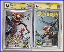 Amazing Spider-Man 700 & Superior #1 CGC 9.8 Signed Variant Campbell Stan Lee X3