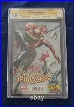 Amazing Spider-Man 700 & Superior Spider-Man 1 Set Signed by Stan Lee & Campbell