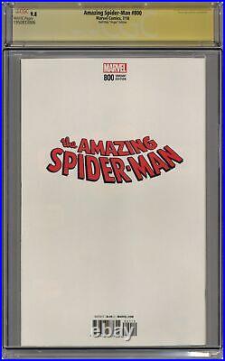 Amazing Spider-Man #800H Dell'Otto Virgin 1200 Variant CGC 9.8 SS Stan Lee 2018