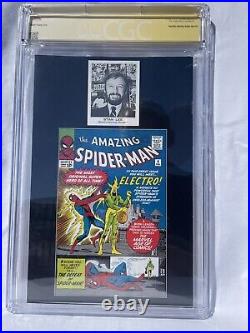 Amazing Spider-Man 9 CGC SS 9.6 Signed Skottie Young C2E2 Stan Lee Variant 2014