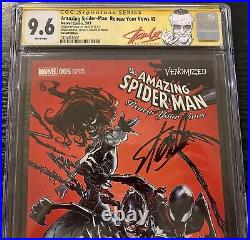 Amazing Spider-Man Renew Vows #5 Variant CGC 9.6 VENOMized Signed @ Stan Lee ASM
