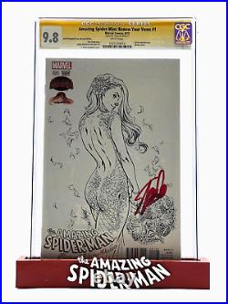 Amazing Spider-Man Renew Your Vows #1 CGC 9.8 Signed Stan Lee 2015 Cambell Cover