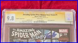 Amazing Spider-Man Renew Your Vows 1 CGC 9.8 Signed by Stan Lee & Joanie Lieber