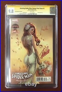 Amazing Spider-Man Renew Your Vows 1 Color CGC 9.8 Signed by Stan & Joanie Lee