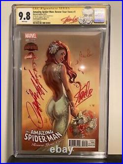 Amazing Spider-Man Renew Your Vows 1 Signed by Stan & Joanie Lee & Campbell