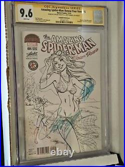 Amazing Spider-Man Renew Your Vows #5 CGC 9.6 Signed- Stan Lee, J Scott Campbell