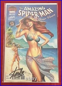 Amazing Spider-Man Renew Your Vows #5 Color Campbell Signed by Stan Lee with COA