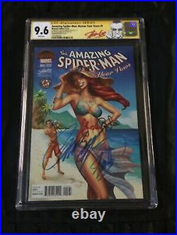 Amazing Spider-Man Renew Your Vows #5 VARIANT CGC 9.6 STAN & JOANIE LEE SIGN X3