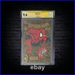 Amazing Spider-man #1 Cgc 9.6 Ss Signed Stan Lee Gold Edition Mcfarlane 300