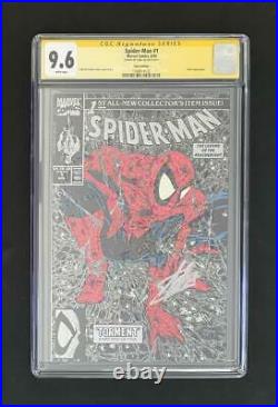 Amazing Spider-man #1 Cgc 9.6 Ss Signed Stan Lee Silver Variant Mcfarlane 300