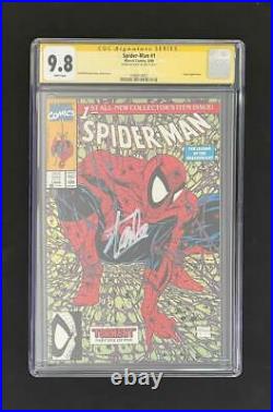 Amazing Spider-man #1 Cgc 9.8 Ss Signed Stan Lee Green Variant Mcfarlane 300