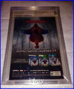 Amazing Spider-man 1 Signed Stan Lee & Dan Slott /ross 175 Variant 9.6 Ss Silk